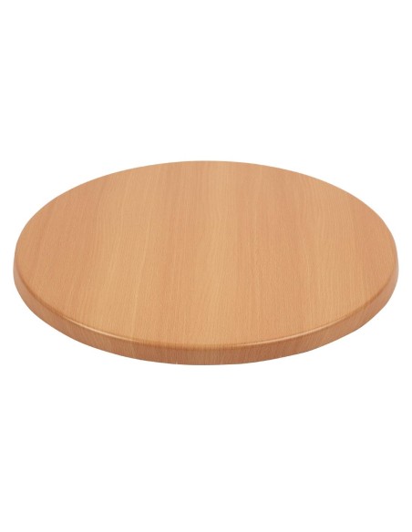 Plateau rond Bolero 600mm effet hêtre - intérieur