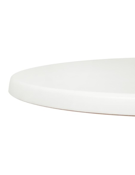 Plateau rond Bolero 600mm blanc cassé - Table intérieure