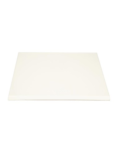Plateau carré Bolero blanc cassé 700 mm - Résistant et hygiénique
