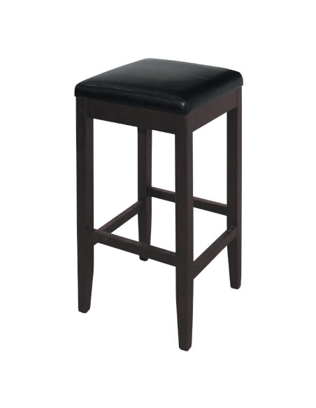 Tabourets bar haut Bolero noir - lot de 2