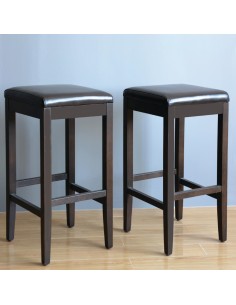 Tabourets bar haut Bolero noir - lot de 2 2