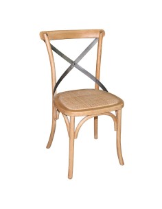 Chaises Bolero en bois patiné - Lot de 2, style industriel