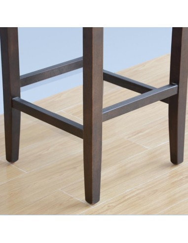 Tabourets bar haut Bolero noir - lot de 2
