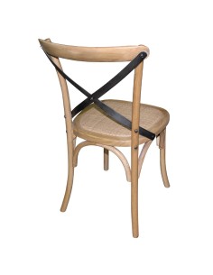 Chaises Bolero en bois patiné - Lot de 2, style industriel 2