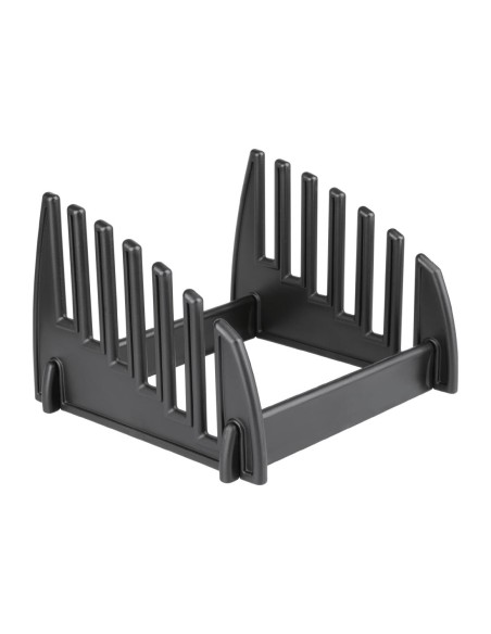 Petit support plastique pour planches à découper Hygiplas - 6 fentes 14mm