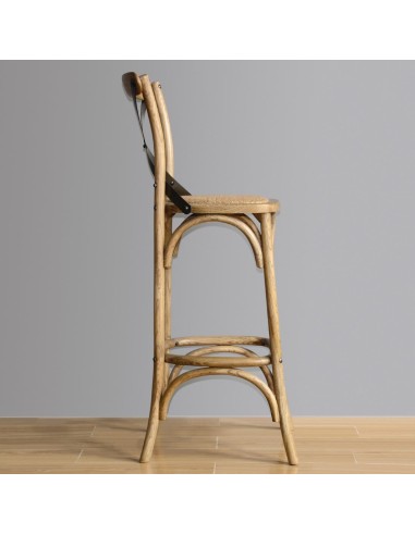 Tabouret de bar Bolero en bois vintage - 750 mm