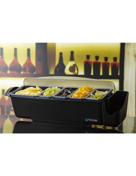 Boîte 5 compartiments dôme San Jamar