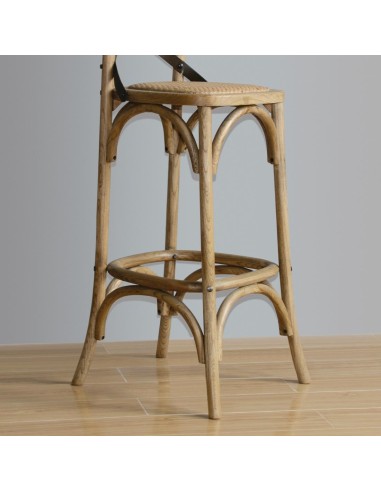 Tabouret de bar Bolero en bois vintage - 750 mm