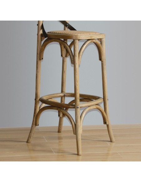 Tabouret de bar Bolero en bois vintage - 750 mm