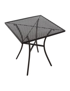 Table bistro carrée Bolero noire 700mm - légère et robuste