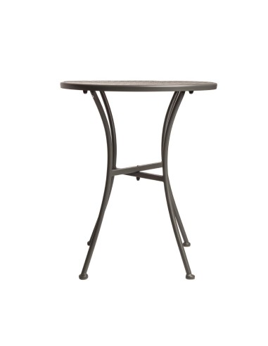 Table bistro ronde Bolero gris 600mm - extérieur & intérieur