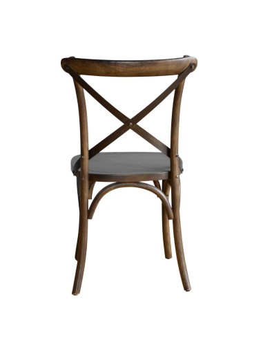 Chaises noyer Bolero - lot de 2, style industriel