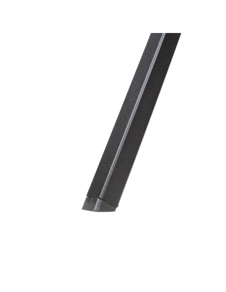 Table bistro carrée Bolero noire 700mm - légère et robuste