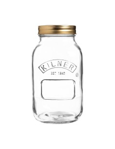 Bocal à conserves Kilner 1L - Hermétique et réutilisable