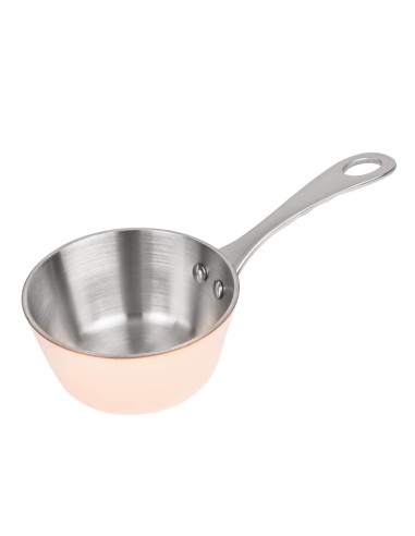 Mini saucière en cuivre Vogue 85mm - 150 ml