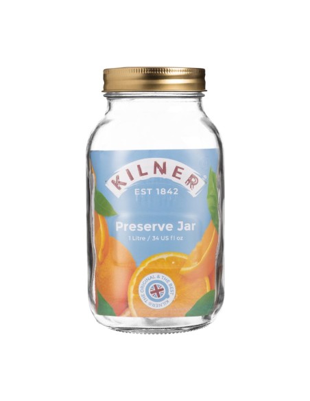 Bocal à conserves Kilner 1L - Hermétique et réutilisable