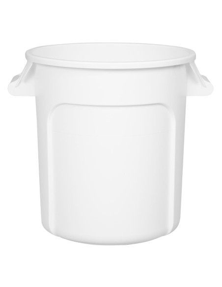 Conteneur rond blanc Vogue 38L - Polypropylène