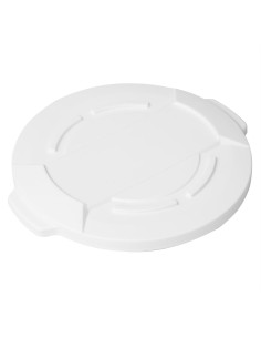 Couvercle blanc Vogue 38L pour conteneur rond