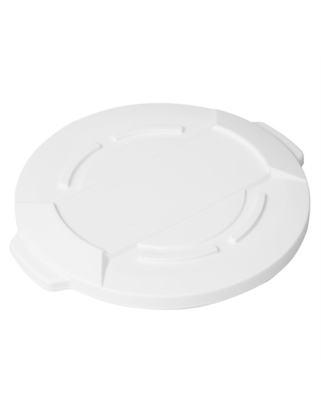 Couvercle blanc Vogue 38L pour conteneur rond