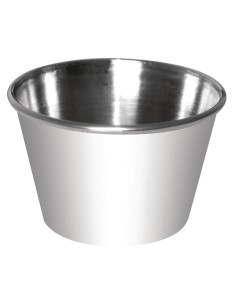Pots à sauce inox Olympia 115 ml - lot de 12