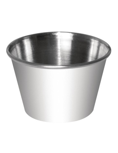 Pots à sauce inox Olympia 70 ml - Lot de 12