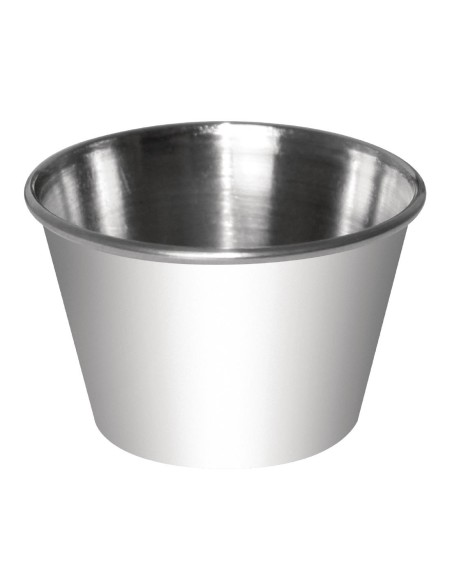 Pots à sauce inox Olympia 70 ml - Lot de 12