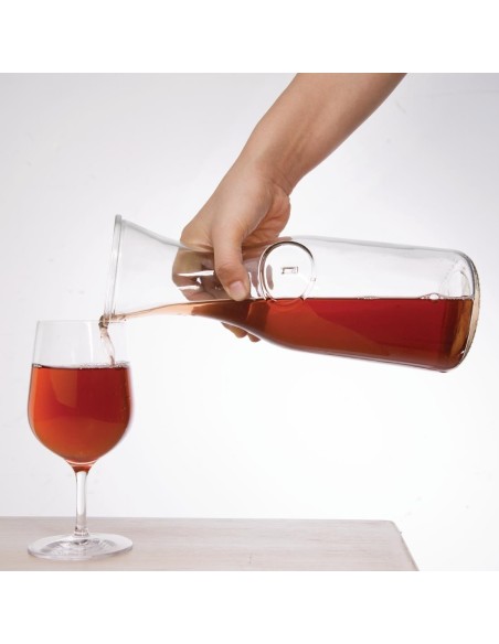 Carafe en verre Olympia 1L - Lot de 6