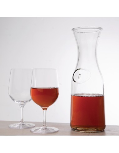 Carafe en verre Olympia 1L - Lot de 6