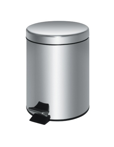 Poubelle à pédale en inox Bolero 20L - Hygiénique