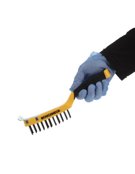 Brosse pour gril Roughneck avec grattoir - 300 mm