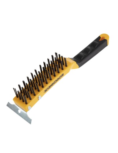 Brosse pour gril Roughneck avec grattoir - 300 mm