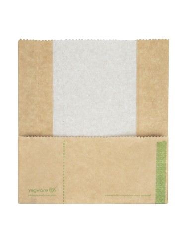 Sachets panini kraft compostables Vegware - lot de 500