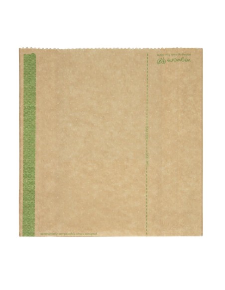 Sachets panini kraft compostables Vegware - lot de 500