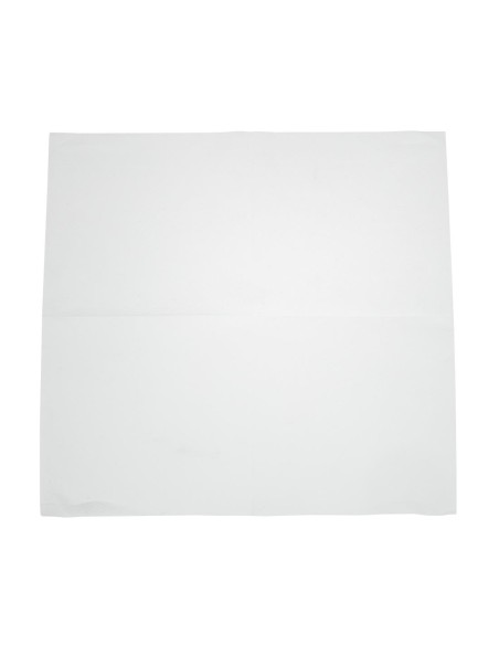 Serviettes snacking blanches 330x330 mm - Lot 5000