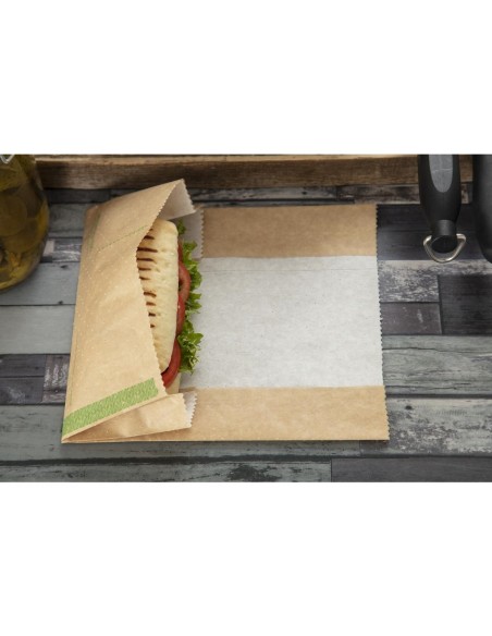 Sachets panini kraft compostables Vegware - lot de 500