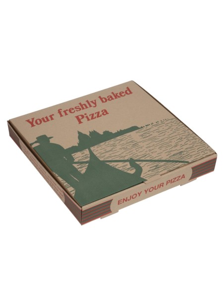 Boîtes à pizza compostables 311mm - Lot de 100 Amipak