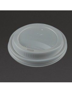 Couvercles compostables CPLA Vegware 34/45,5 cl - Lot 1000 2