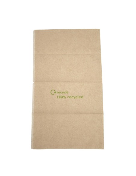 Serviettes 1 pli papier recyclé 320x300 mm - 6000 pcs