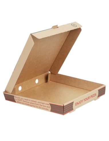 Boîtes à pizza compostables 311mm - Lot de 100 Amipak