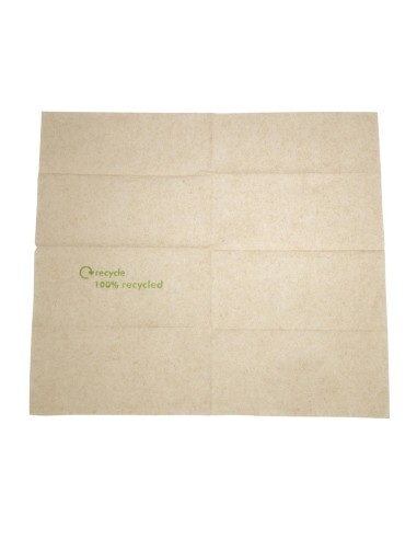 Serviettes 1 pli papier recyclé 320x300 mm - 6000 pcs