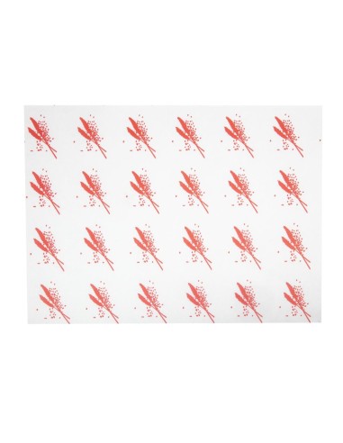 Emballages burgers rouges Britin - Lot de 1000