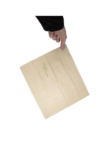 Serviettes 1 pli papier recyclé 320x300 mm - 6000 pcs