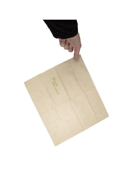 Serviettes 1 pli papier recyclé 320x300 mm - 6000 pcs