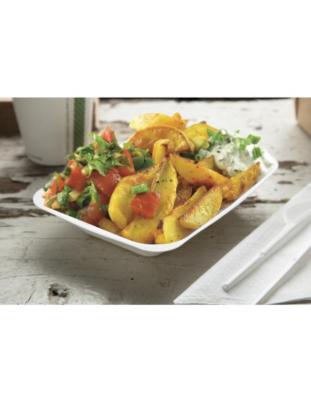 Barquettes à frites compostables Vegware 175mm - Lot de 500