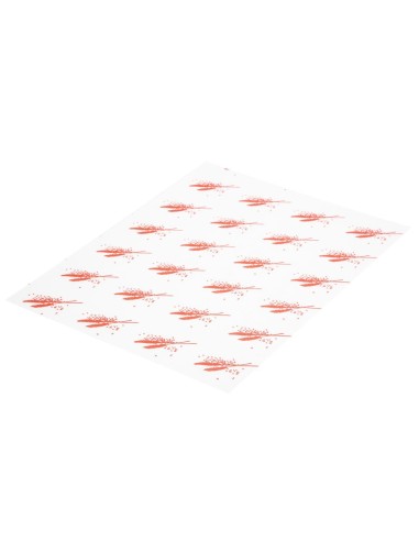Emballages burgers rouges Britin - Lot de 1000