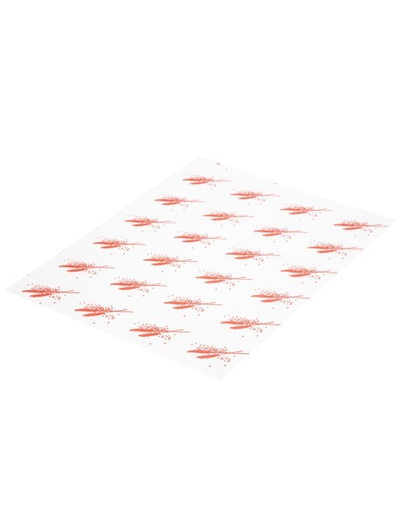 Emballages burgers rouges Britin - Lot de 1000
