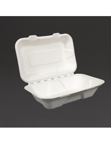 Boîtes repas compostables Vegware 228mm - Lot de 200