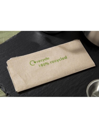 Serviettes 1 pli papier recyclé 320x300 mm - 6000 pcs