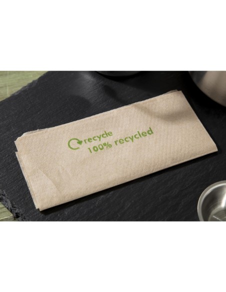 Serviettes 1 pli papier recyclé 320x300 mm - 6000 pcs