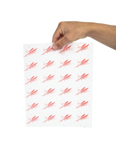 Emballages burgers rouges Britin - Lot de 1000